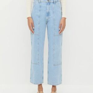 Loeffler Randall High Rise Light Blue Jeans